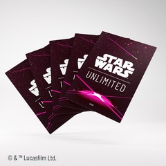 Preorder: Star Wars: Unlimited Premium Art Sleeve Card Back Magenta